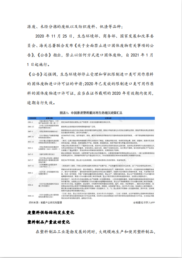 2020年中國(guó)再生資源行業(yè)供需現(xiàn)狀與發(fā)展前景分析 再生塑料發(fā)展前景看好