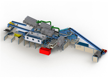 建筑和拆遷混合垃圾處理系統(tǒng)